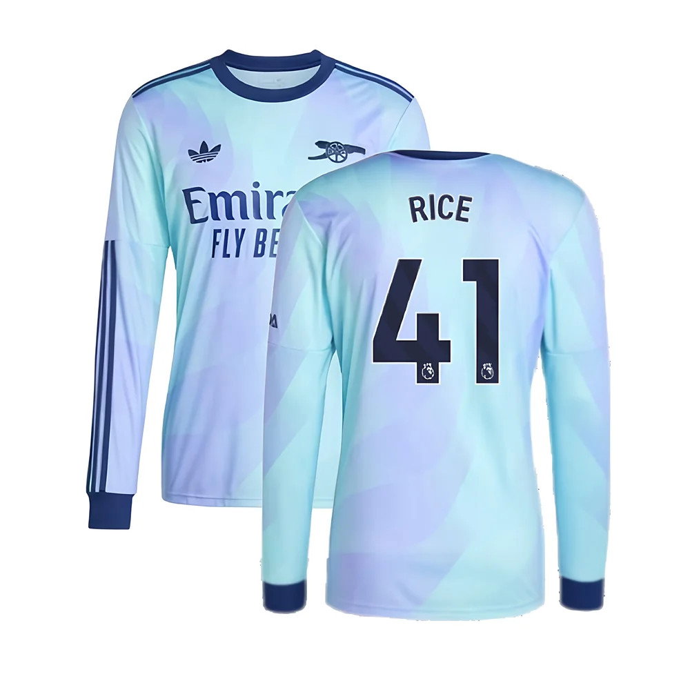2024-2025 Arsenal Long Sleeve Third Shirt (Rice 41)_0