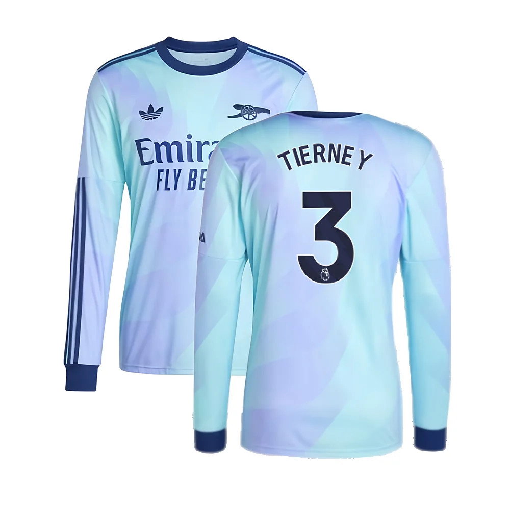 2024-2025 Arsenal Long Sleeve Third Shirt (Tierney 3)_0