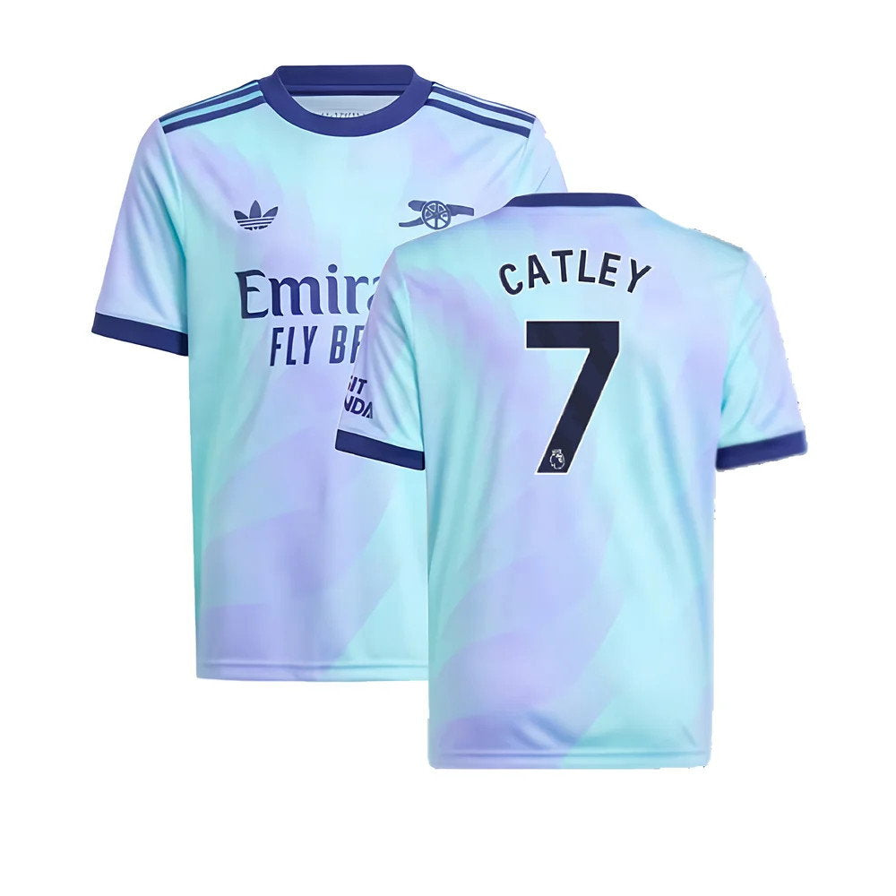 2024-2025 Arsenal Third Shirt (Kids) (Catley 7)_0