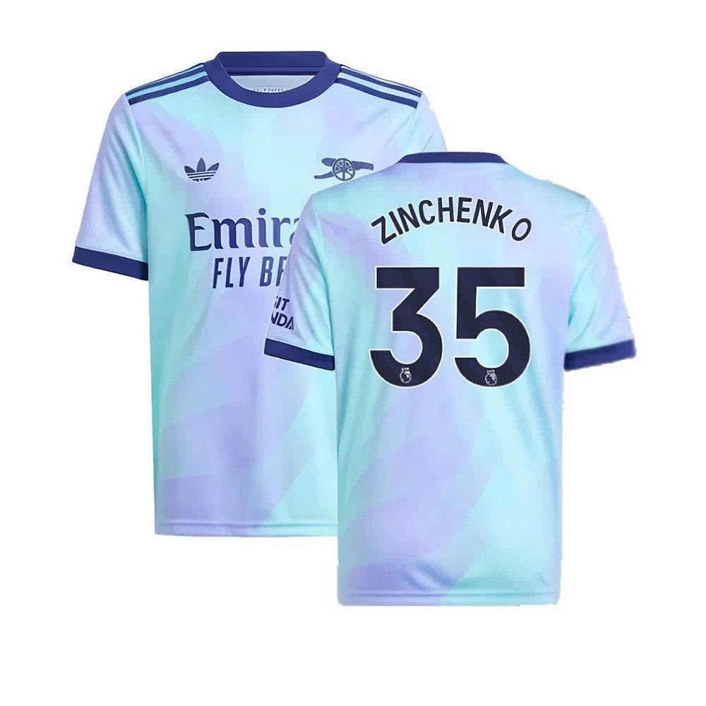 2024-2025 Arsenal Third Shirt (Kids) (Zinchenko 35)_0