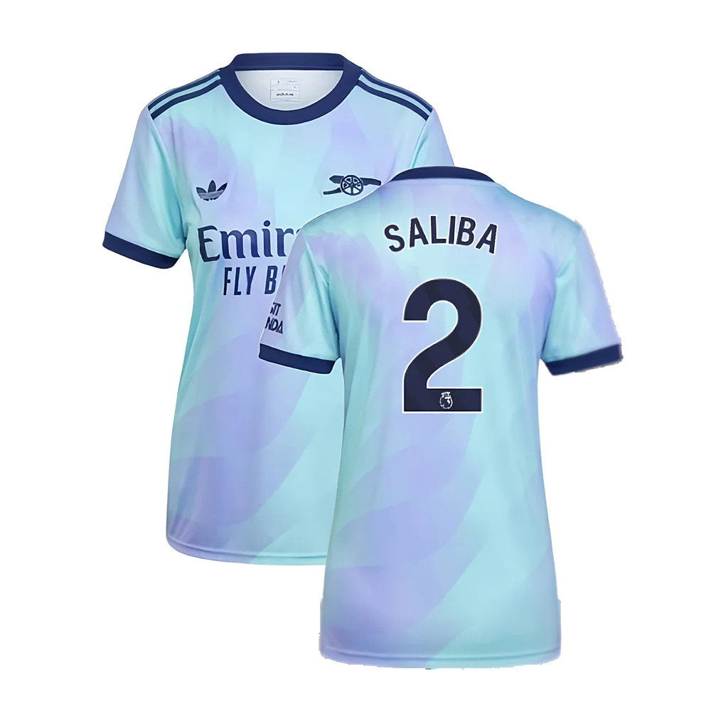 2024-2025 Arsenal Third Shirt (Womens) (Saliba 2)_0