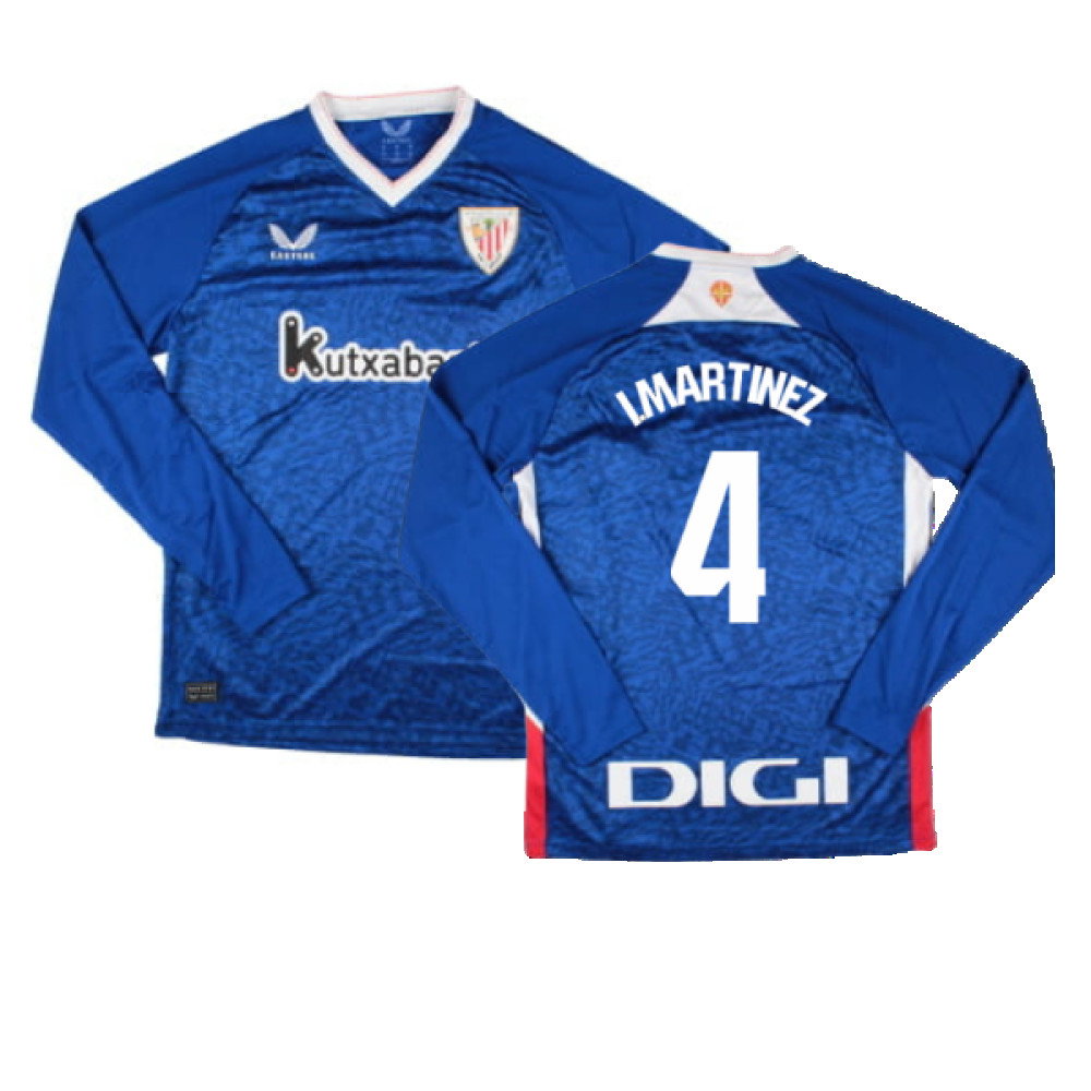 2024-2025 Athletic Bilbao Long Sleeve Away Shirt (I.Martinez 4)_0