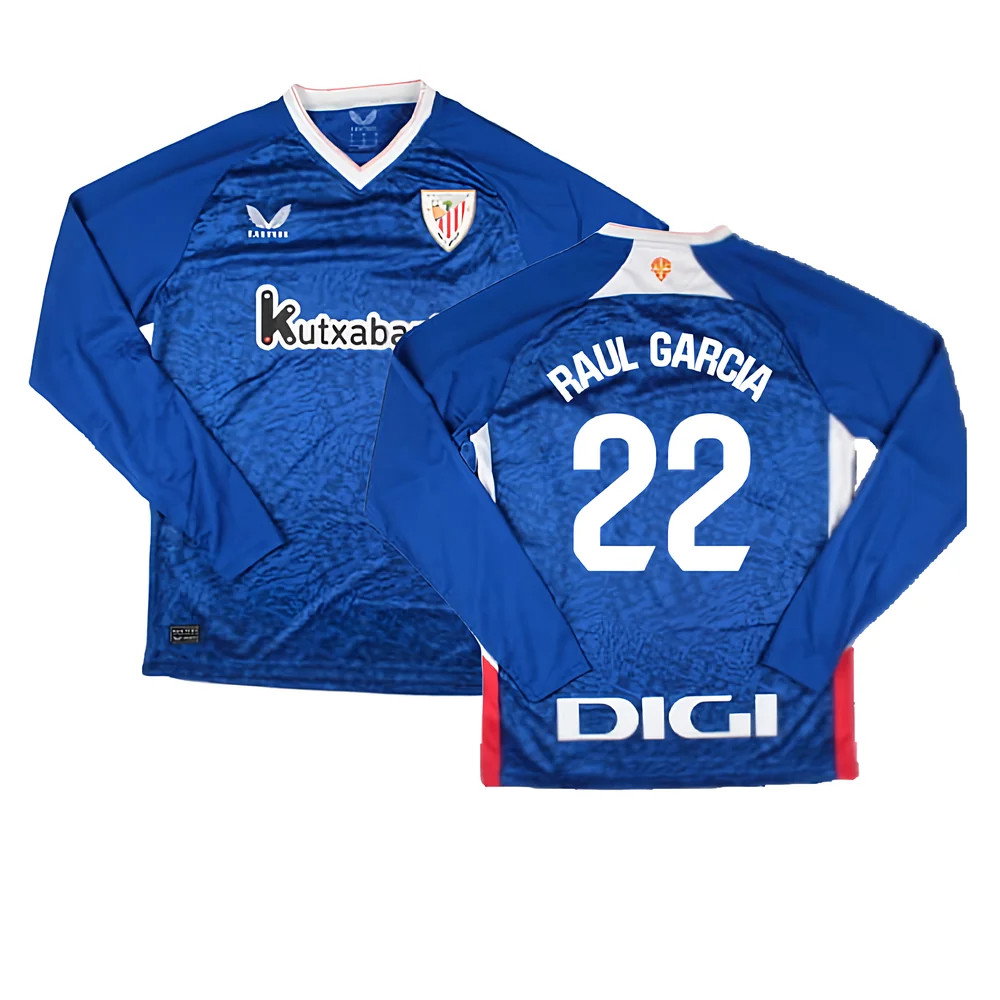 2024-2025 Athletic Bilbao Long Sleeve Away Shirt (Raul Garcia 22)_0