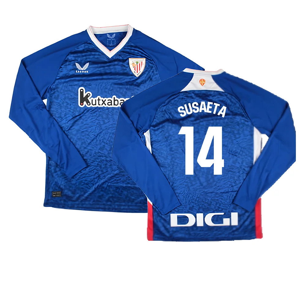 2024-2025 Athletic Bilbao Long Sleeve Away Shirt (Susaeta 14)_0