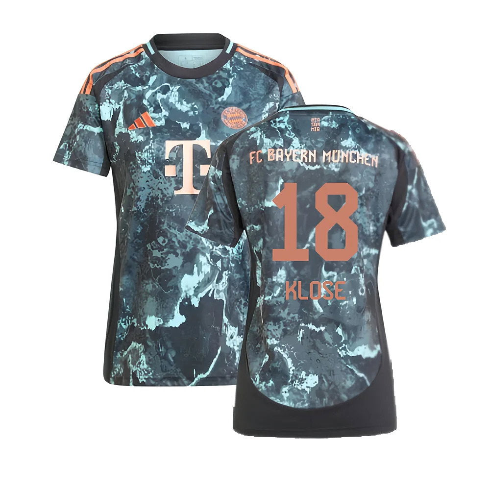 2024-2025 Bayern Munich Away Shirt (Womens) (Klose 18)_0