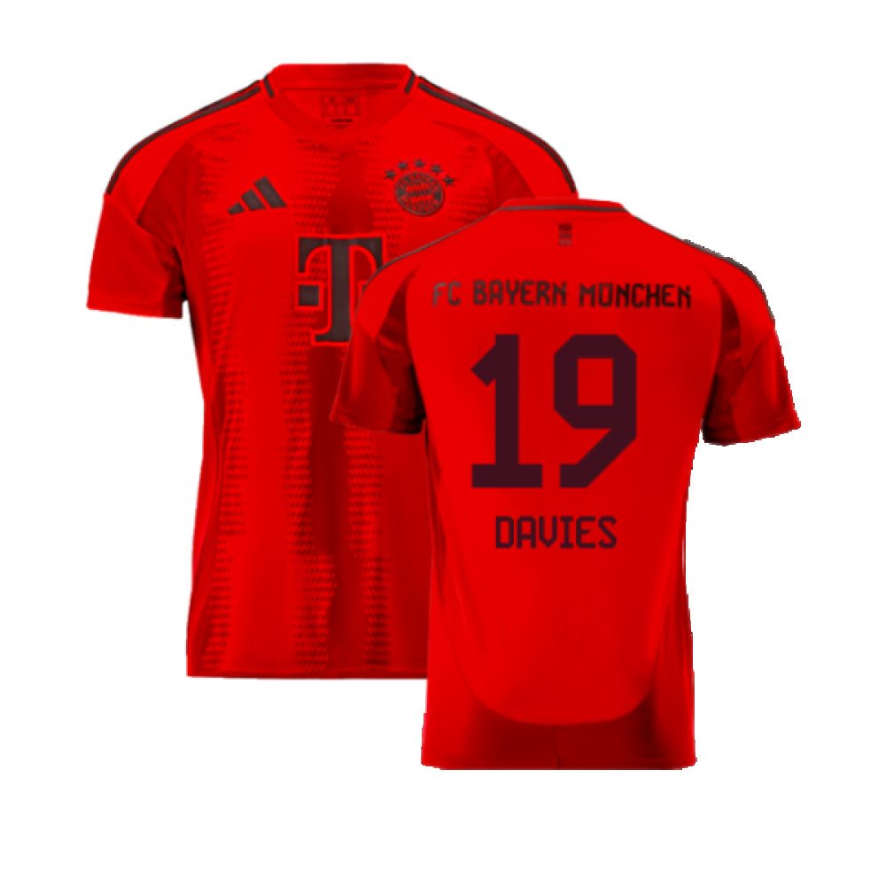 2024-2025 Bayern Munich Home Shirt (Davies 19)_0
