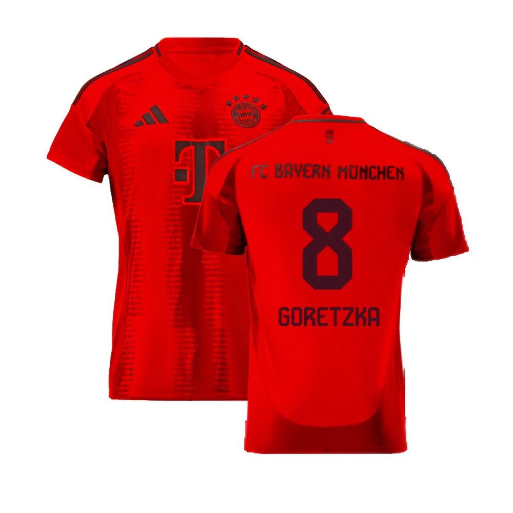 2024-2025 Bayern Munich Home Shirt (Kids) (Goretzka 8)_0