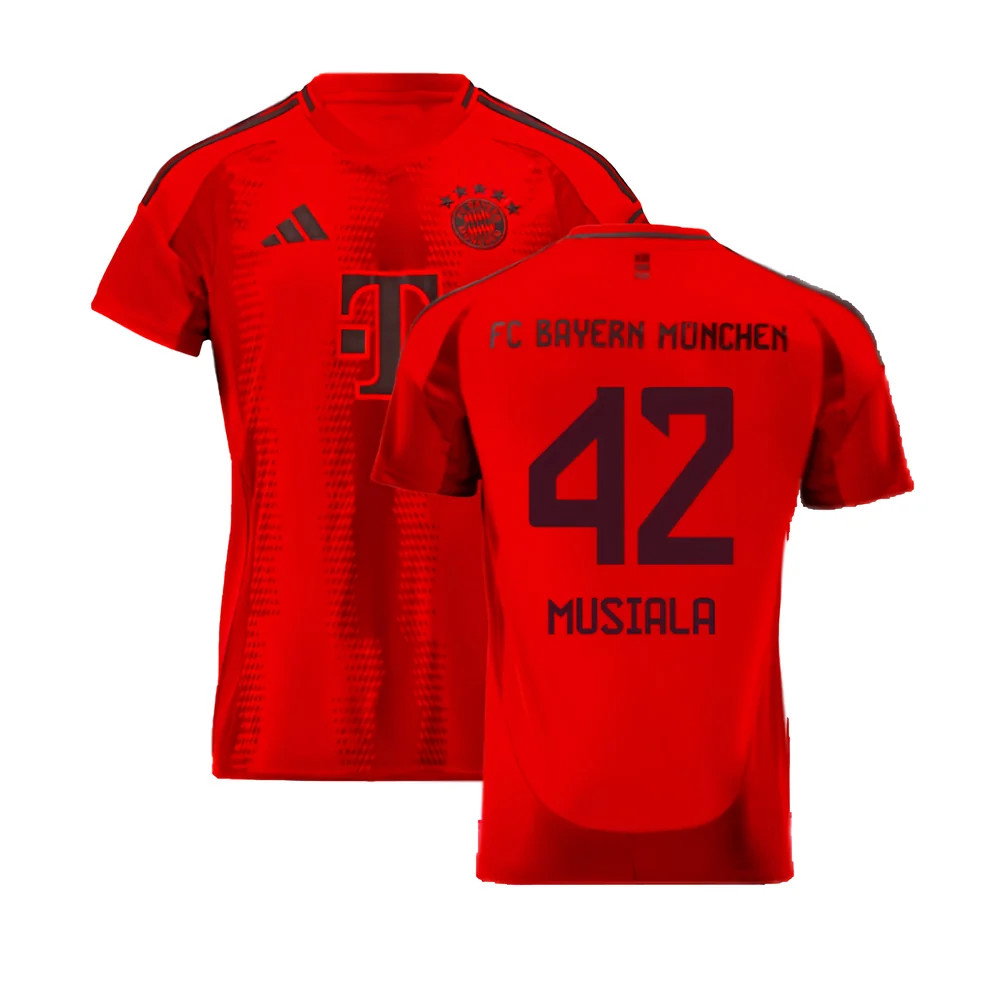 2024-2025 Bayern Munich Home Shirt (Kids) (Musiala 42)_0