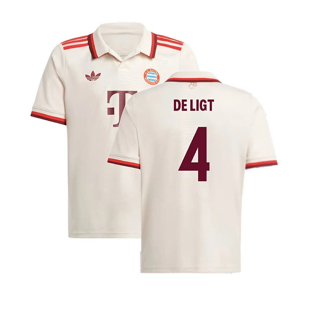2024-2025 Bayern Munich Third Shirt (Kids) (De Ligt 4)_0
