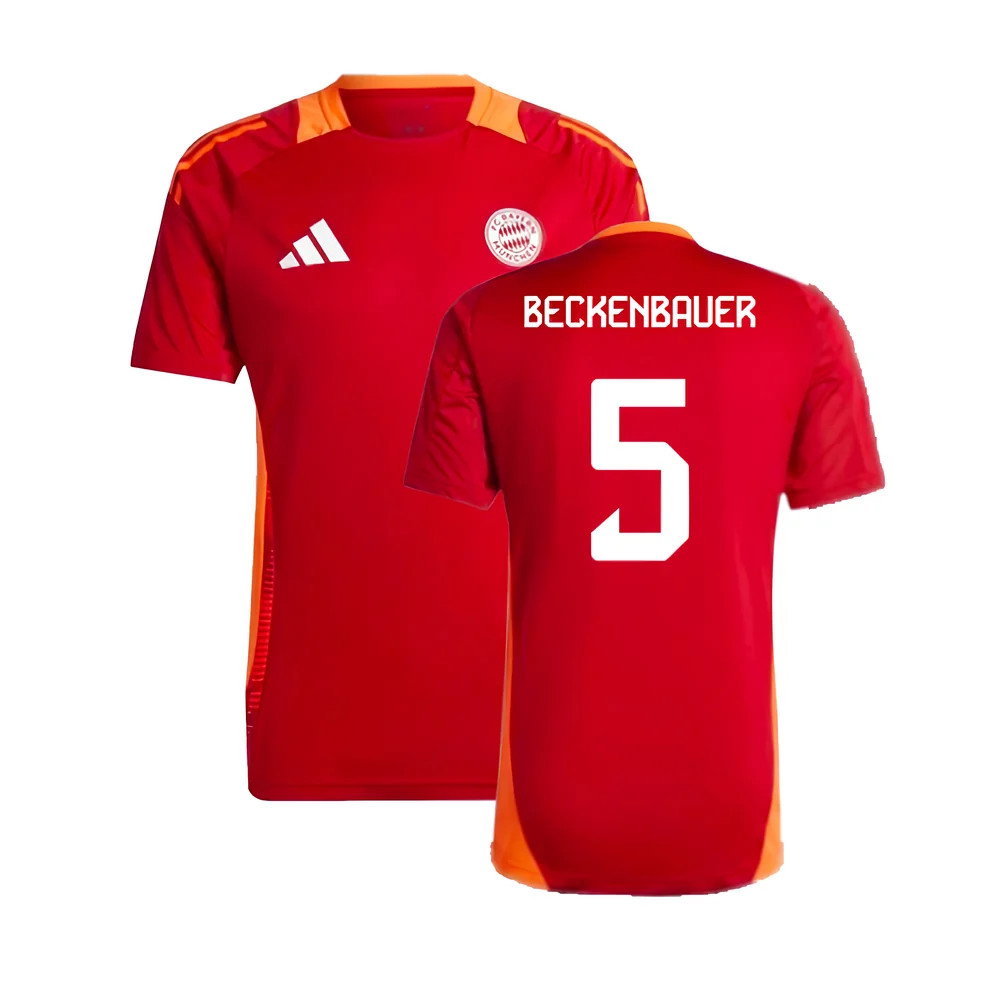 2024-2025 Bayern Munich Training Shirt (Red) (Beckenbauer 5)_0