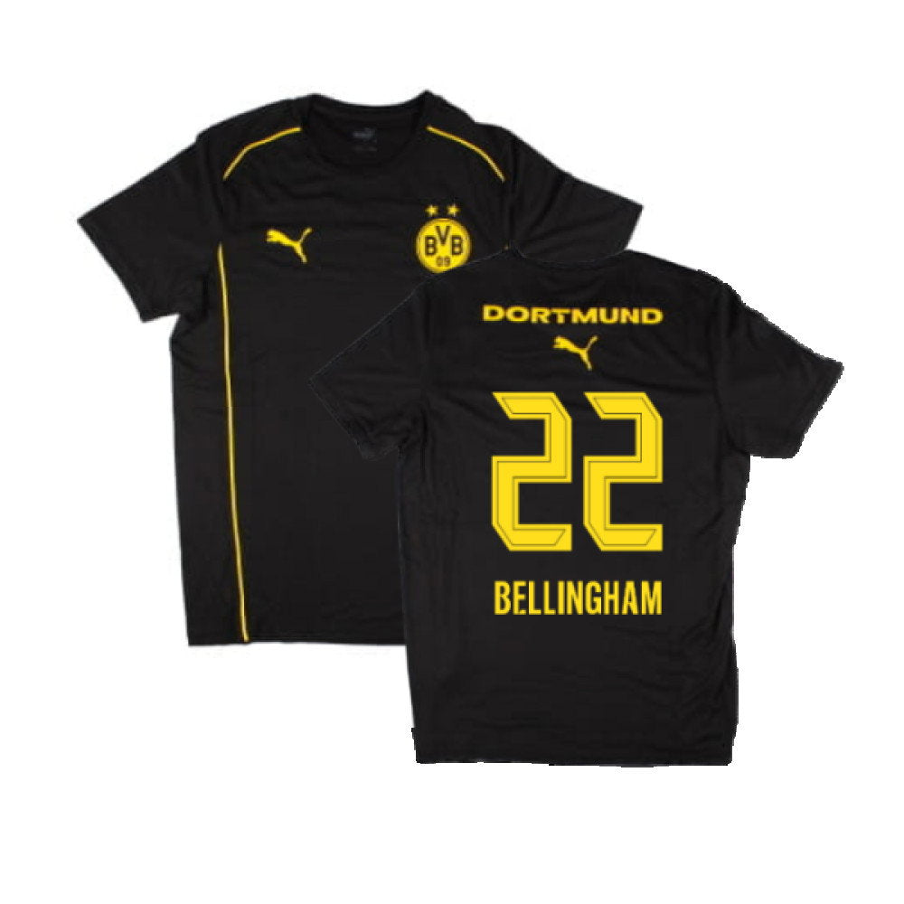 2024-2025 Borussia Dortmund Casuals Tee (Black) (Bellingham 22)_0