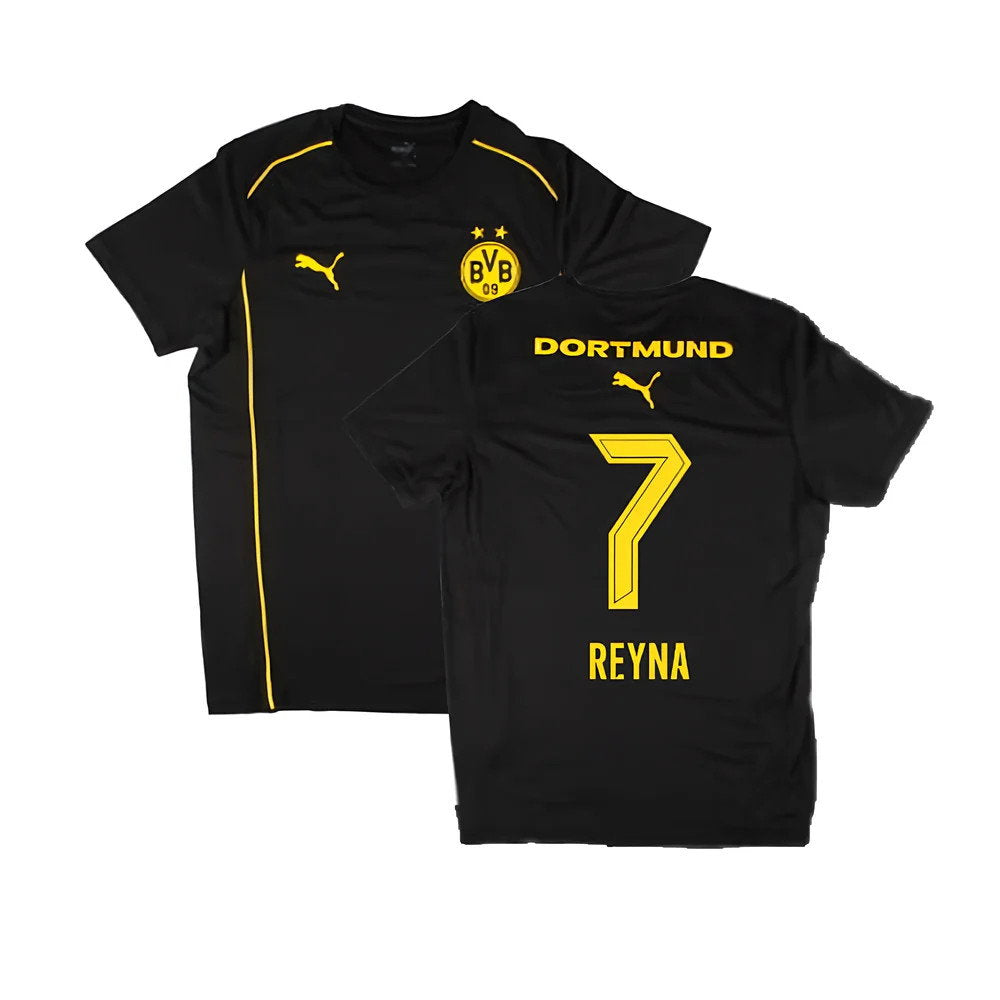 2024-2025 Borussia Dortmund Casuals Tee (Black) (Reyna 7)_0
