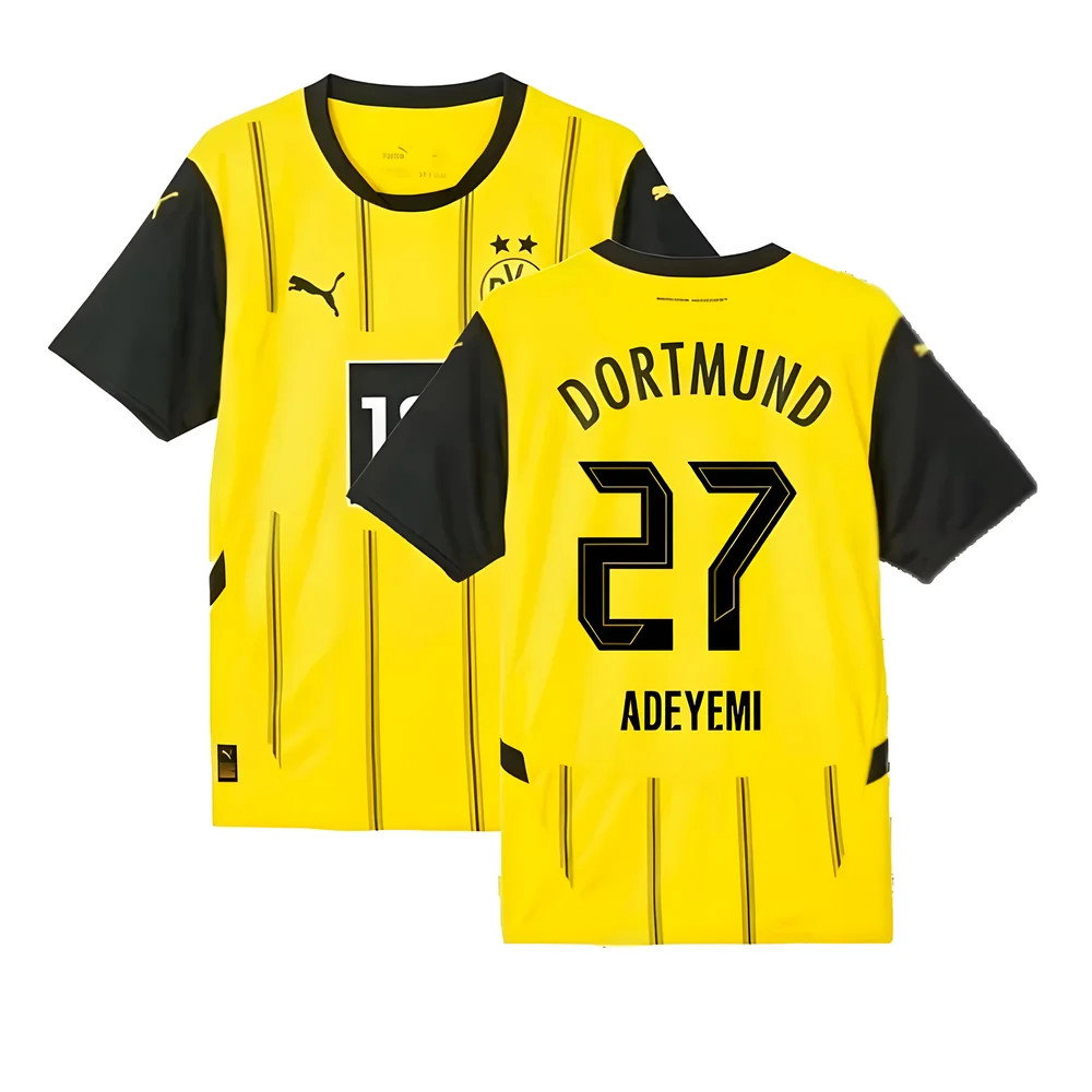 2024-2025 Borussia Dortmund Home Shirt (Adeyemi 27)_0