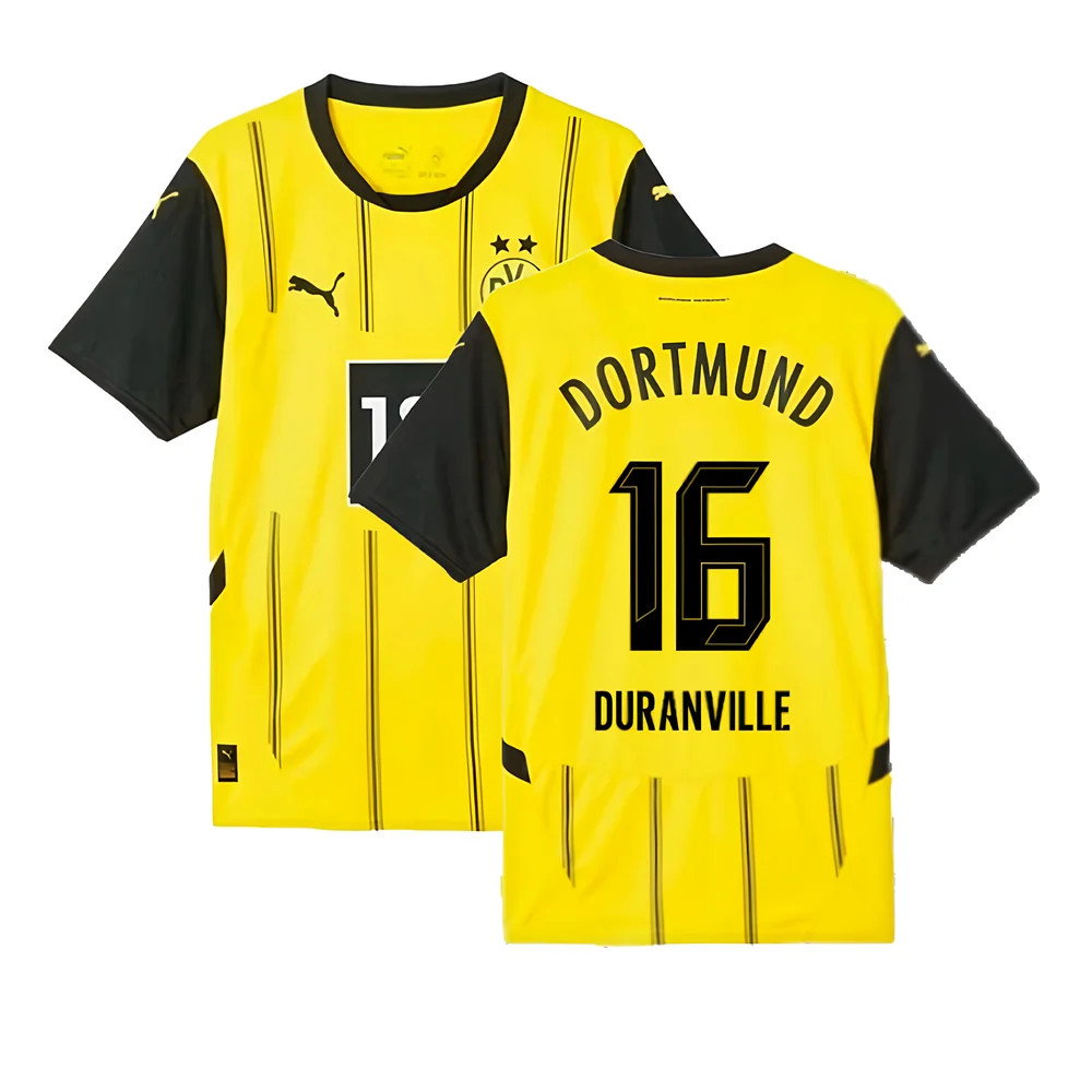 2024-2025 Borussia Dortmund Home Shirt (Duranville 16)_0