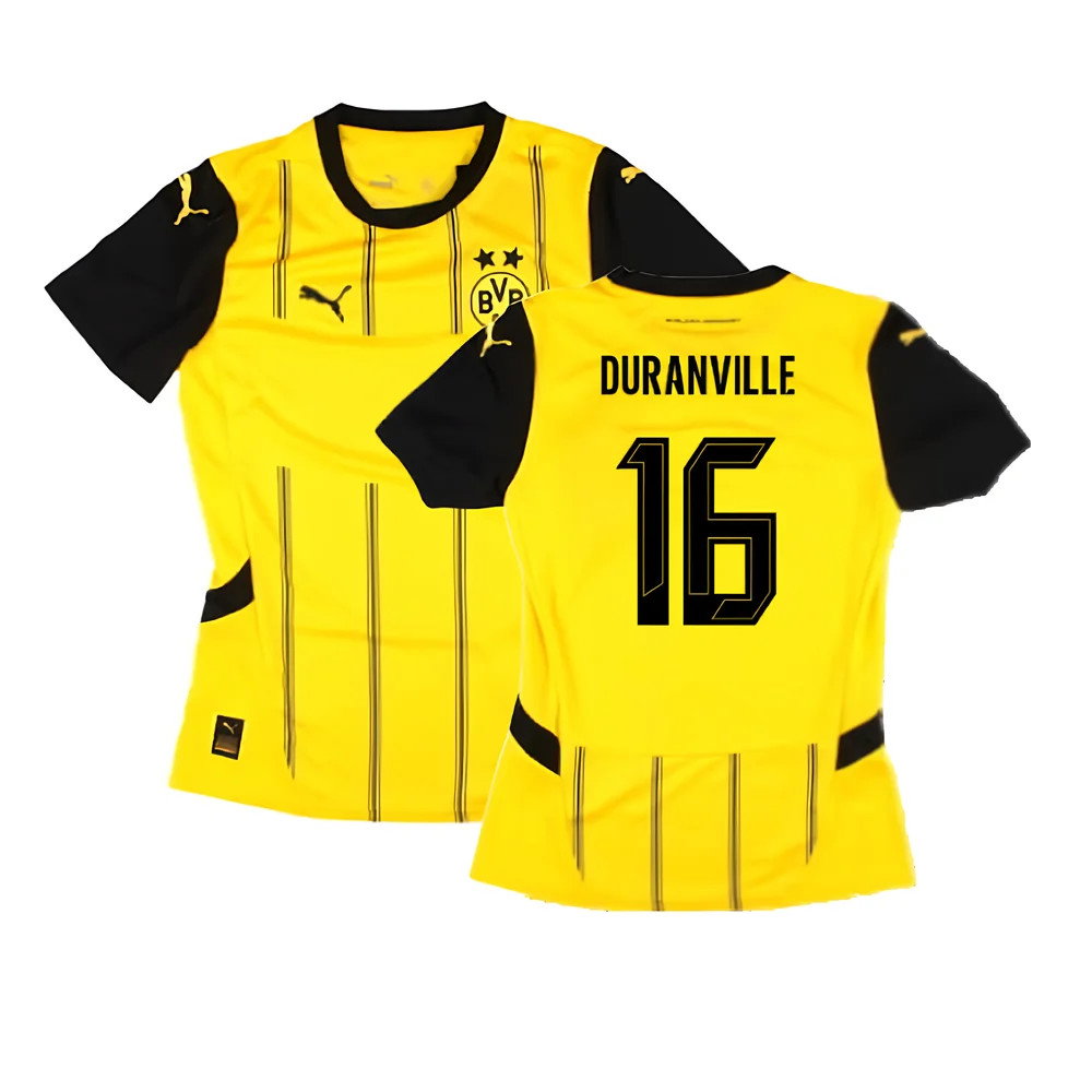2024-2025 Borussia Dortmund Home Shirt (Ladies) (Duranville 16)_0
