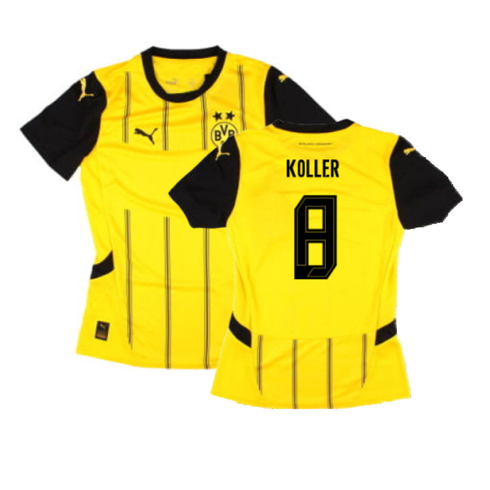 2024-2025 Borussia Dortmund Home Shirt (Ladies) (Koller 8)_0