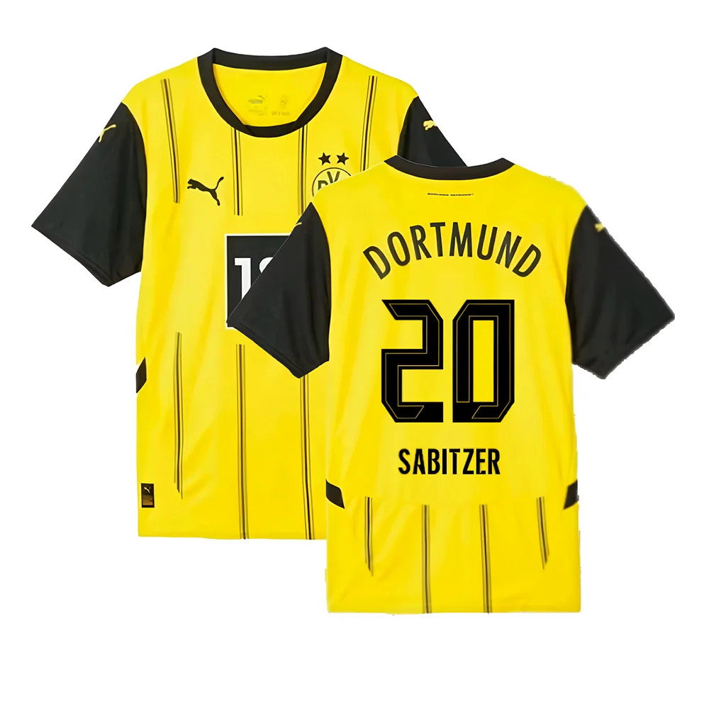 2024-2025 Borussia Dortmund Home Shirt (Sabitzer 20)_0