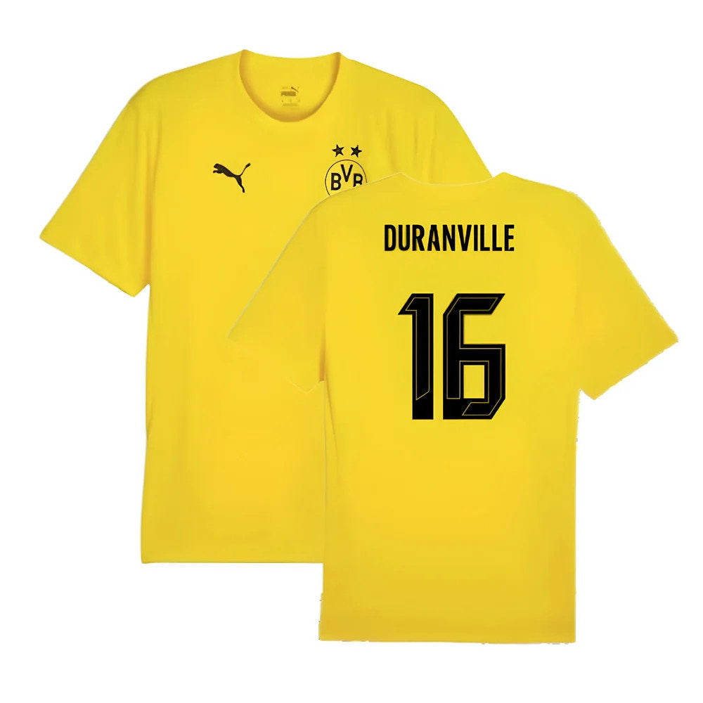 2024-2025 Borussia Dortmund Training Shirt (Yellow) - Kids (Duranville 16)_0