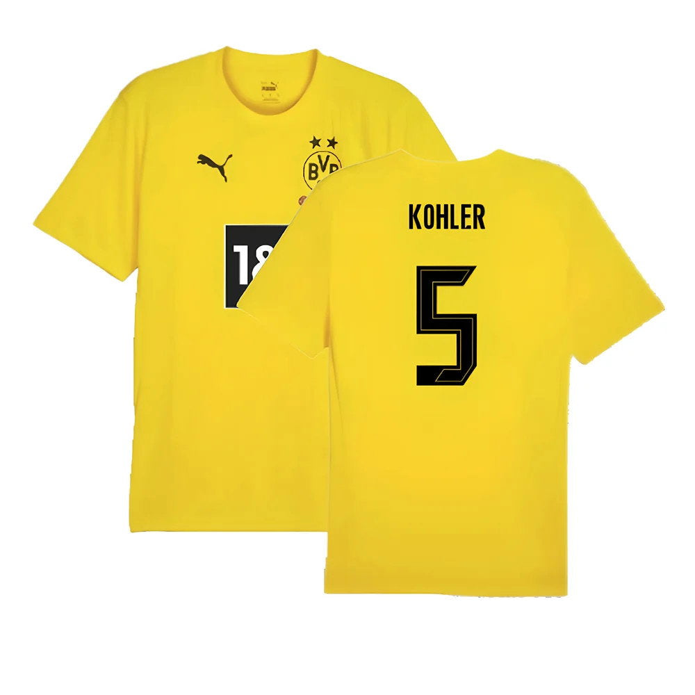2024-2025 Borussia Dortmund Training Shirt (Yellow) (Kohler 5)_0