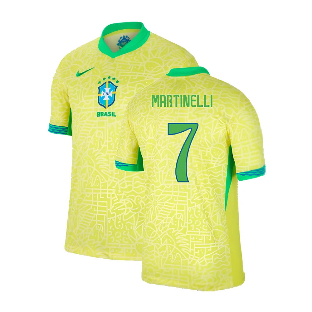 2024-2025 Brazil Home Shirt (Martinelli 7)_0