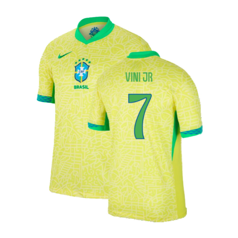 2024-2025 Brazil Home Shirt (Vini JR 7)_0