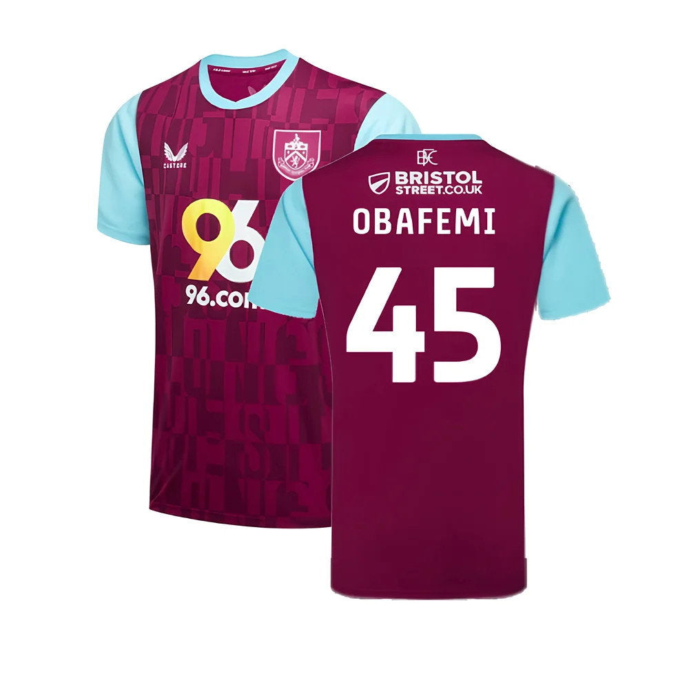 2024-2025 Burnley Home Shirt (Obafemi 45)_0