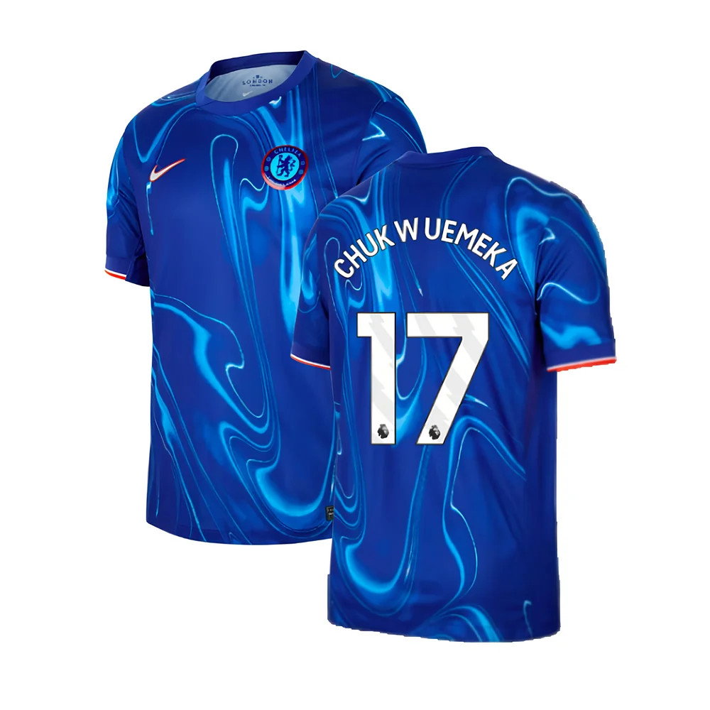 2024-2025 Chelsea Home Shirt (Chukwuemeka 17)_0