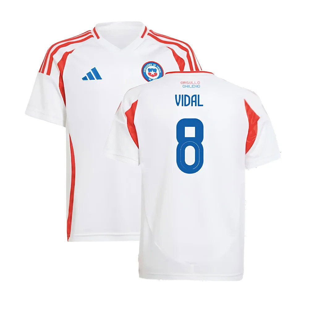 2024-2025 Chile Away Shirt (Kids) (VIDAL 8)_0