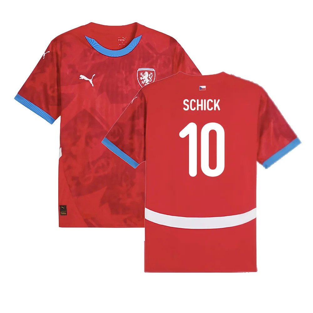 2024-2025 Czech Republic Home Shirt (Schick 10)_0