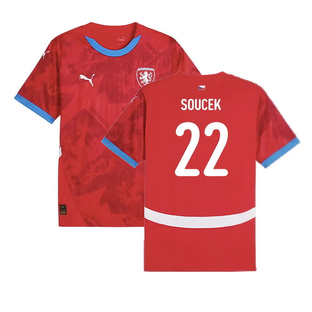 2024-2025 Czech Republic Home Shirt (Soucek 22)_0