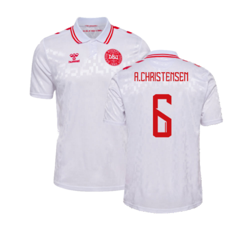 2024-2025 Denmark Away Shirt (A.Christensen 6)_0
