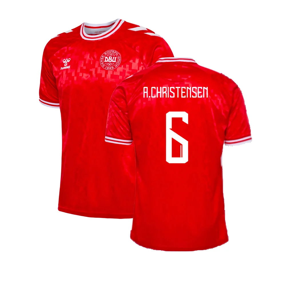 2024-2025 Denmark Home Shirt (A.Christensen 6)_0