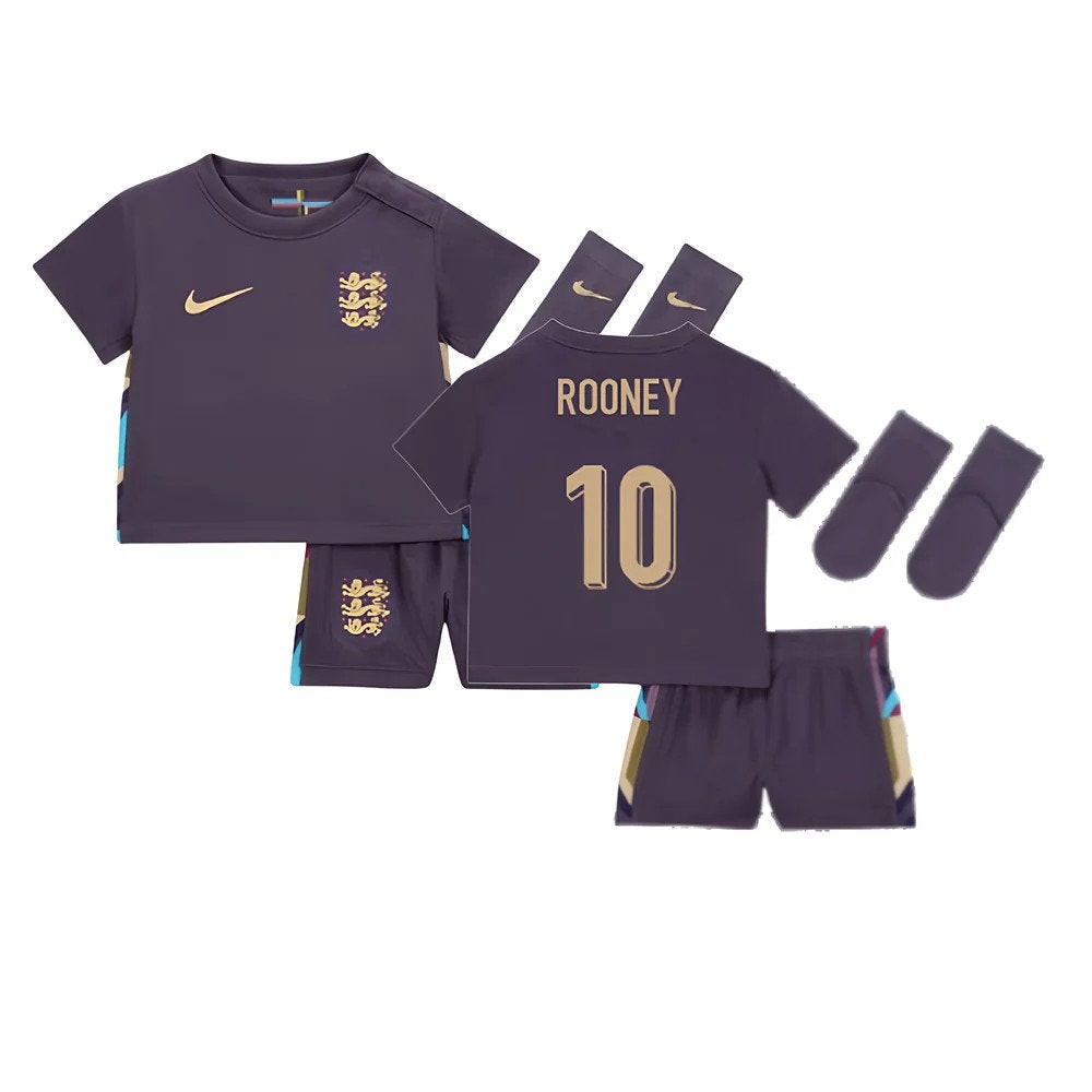 2024-2025 England Away Baby Kit (Rooney 10)_0