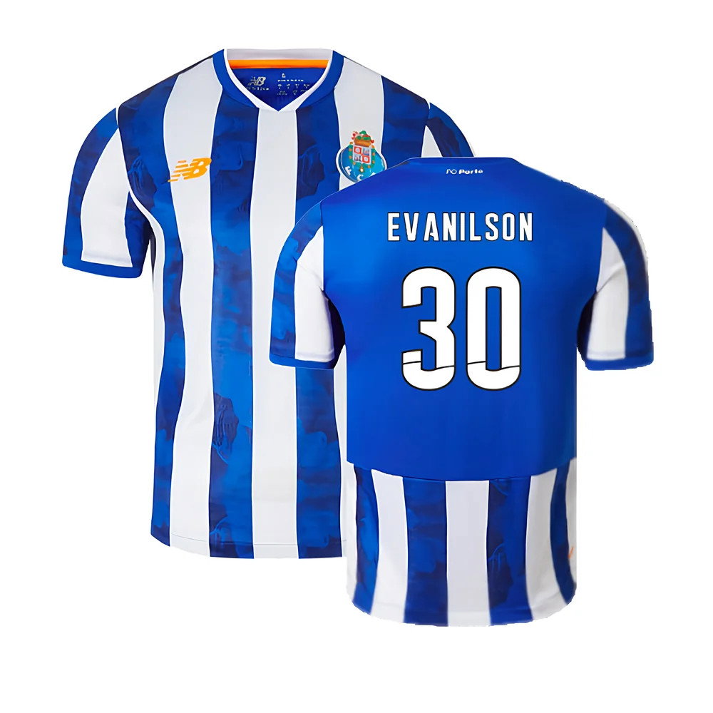 2024-2025 FC Porto Home Shirt (Kids) (Evanilson 30)_0