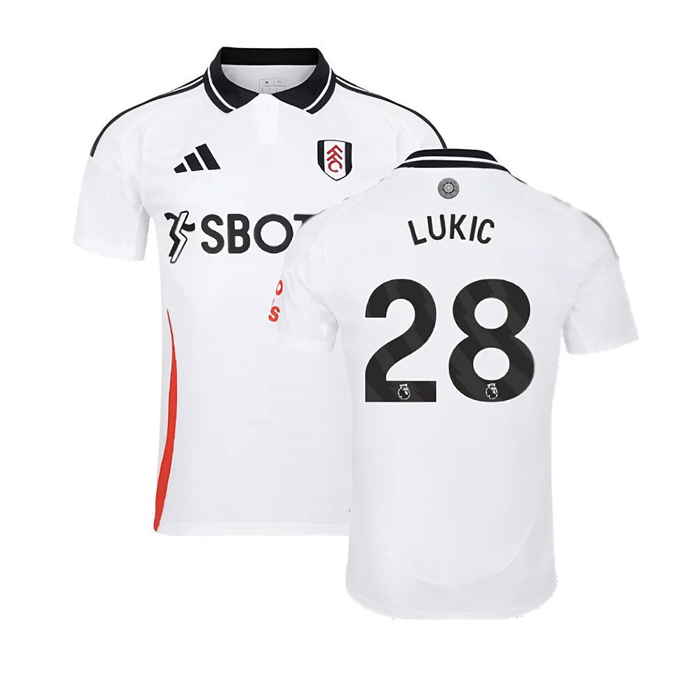 2024-2025 Fulham Home Shirt (Lukic 28)_0