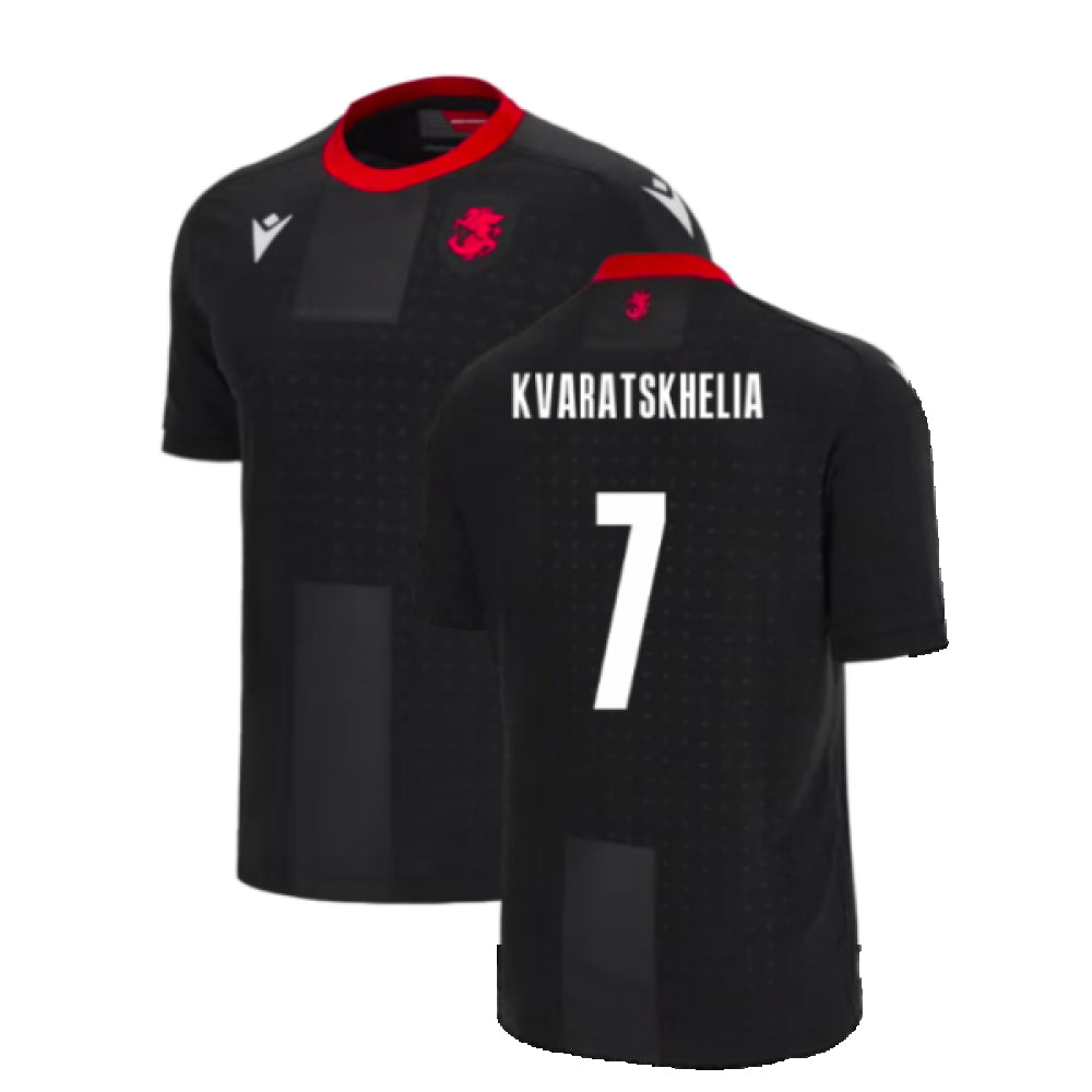 2024-2025 Georgia Away Shirt (Kids) (Kvaratskhelia 7)_0