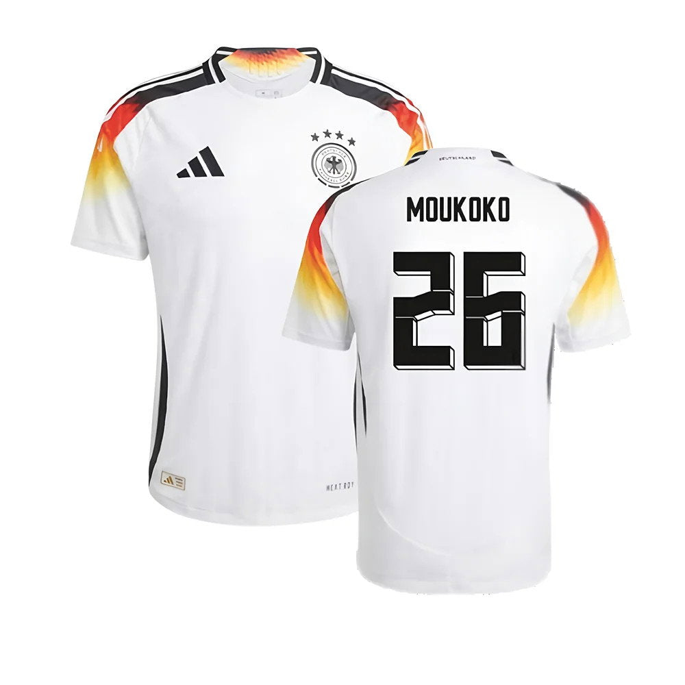 2024-2025 Germany Authentic Home Shirt (Moukoko 26)_0