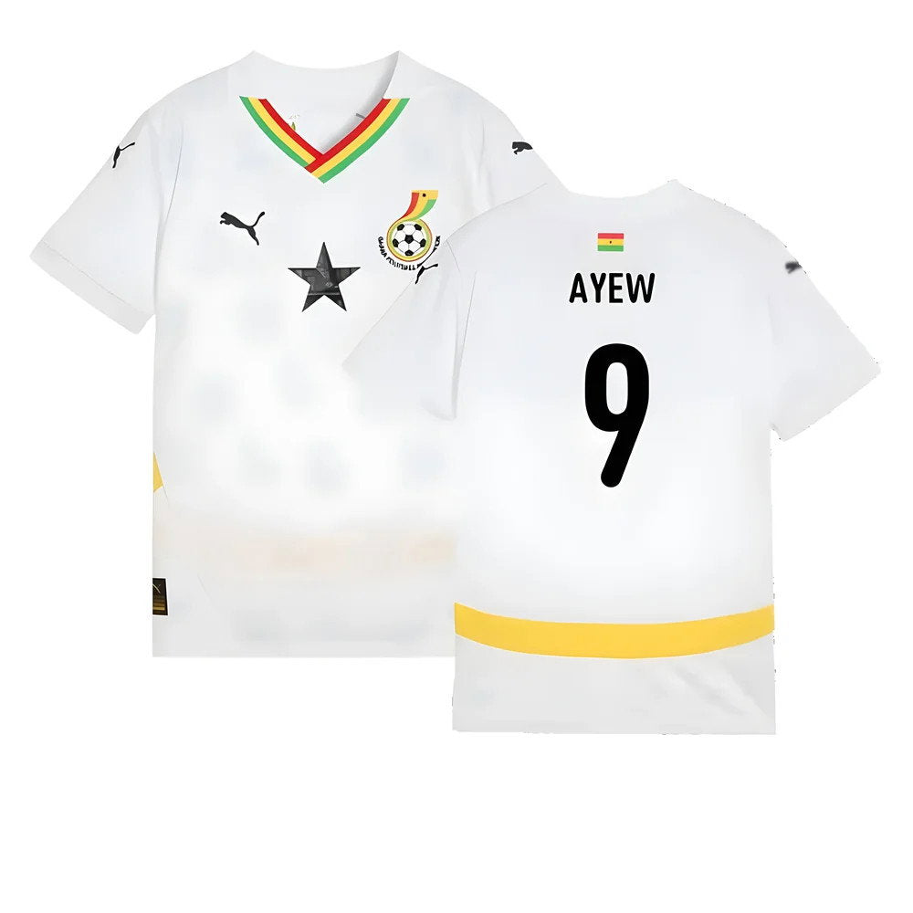 2024-2025 Ghana Home Shirt (Kids) (Ayew 9)_0