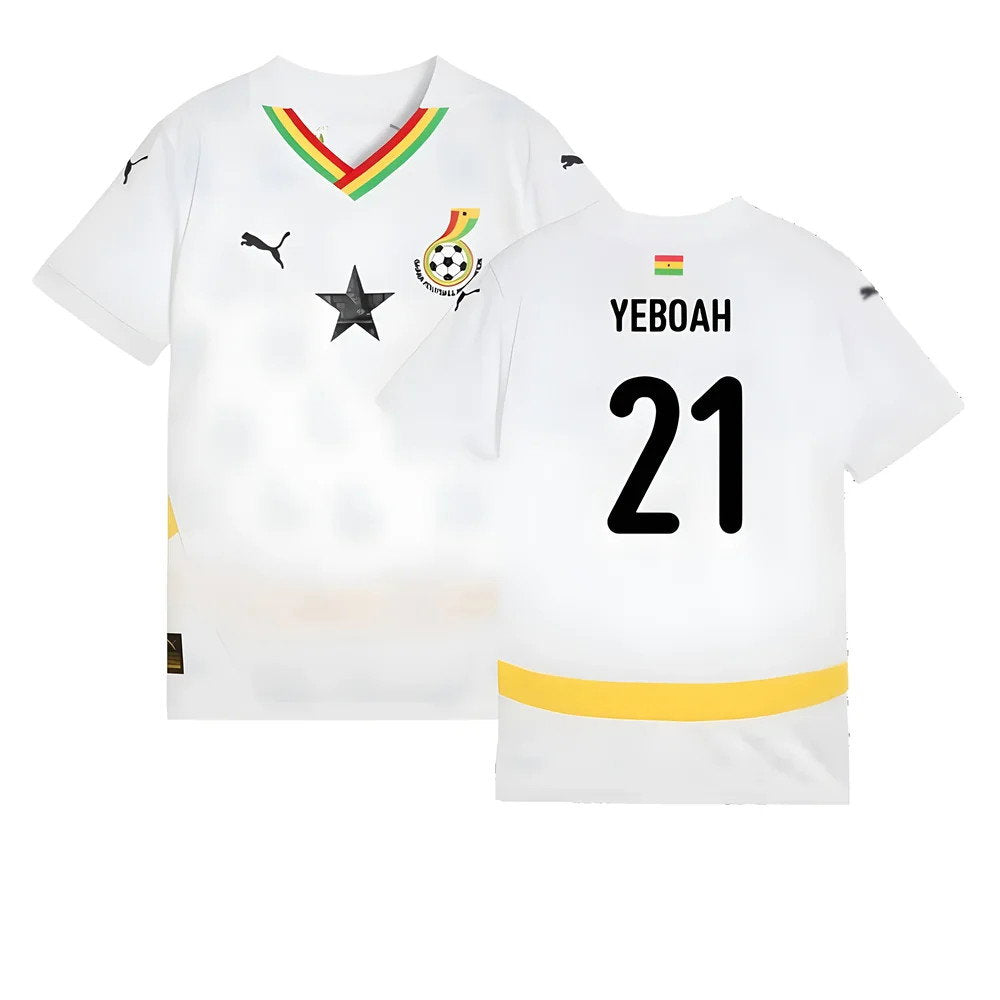 2024-2025 Ghana Home Shirt (Kids) (Yeboah 21)_0