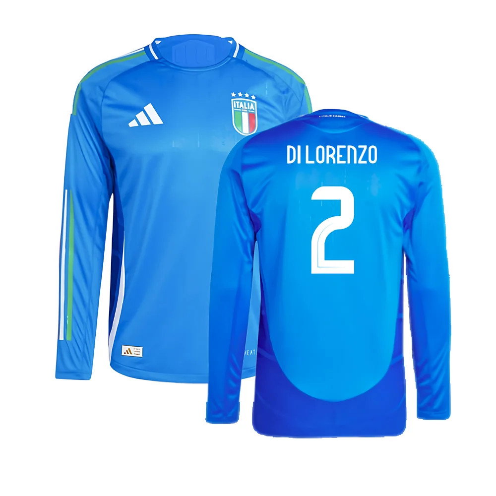 2024-2025 Italy Authentic Long Sleeve Home Shirt (DI LORENZO 2)_0