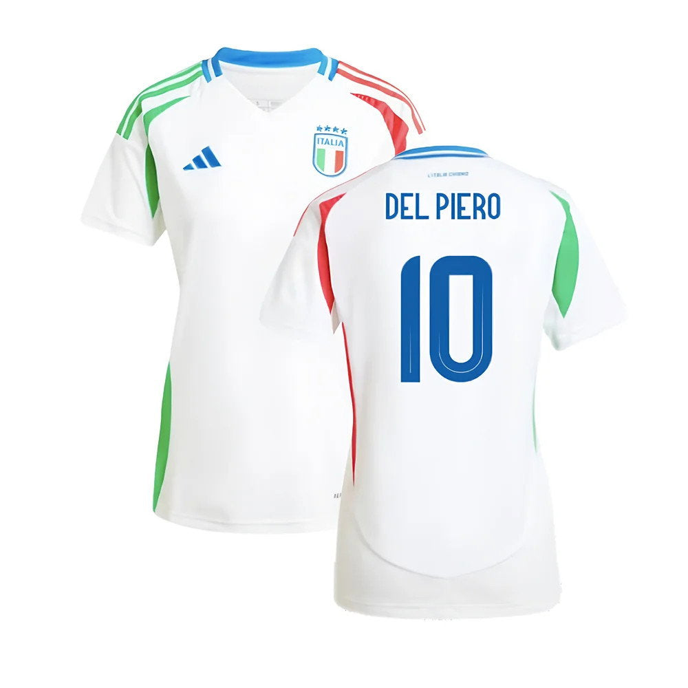 2024-2025 Italy Away Shirt (Ladies) (DEL PIERO 10)_0