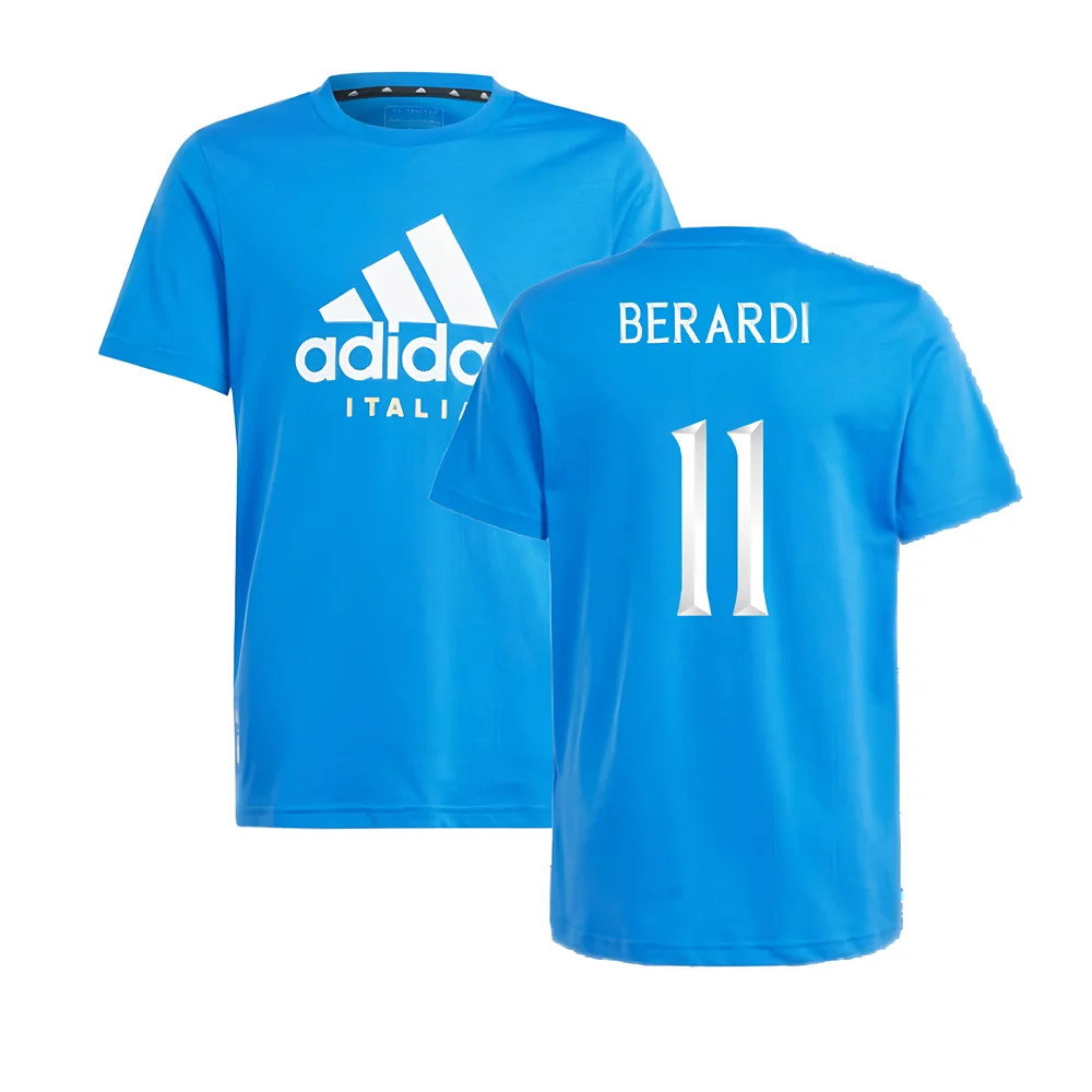 2024-2025 Italy DNA Tee (Blue) - Kids (BERARDI 11)_0