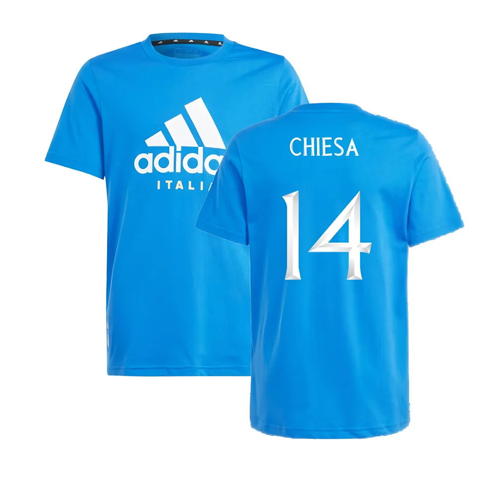 2024-2025 Italy DNA Tee (Blue) - Kids (CHIESA 14)_0