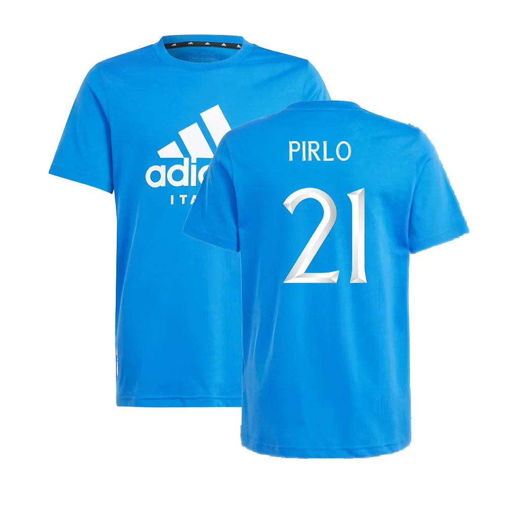 2024-2025 Italy DNA Tee (Blue) - Kids (PIRLO 21)_0