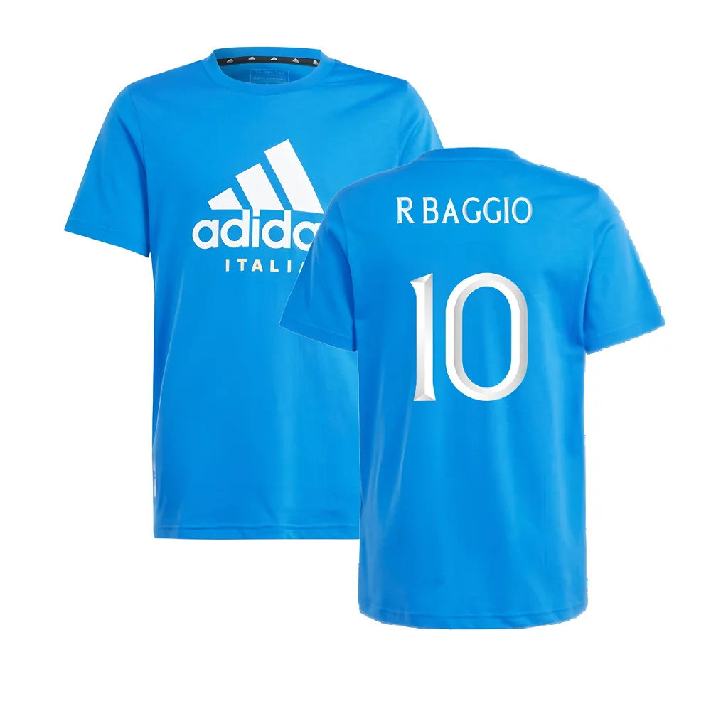 2024-2025 Italy DNA Tee (Blue) - Kids (R BAGGIO 10)_0