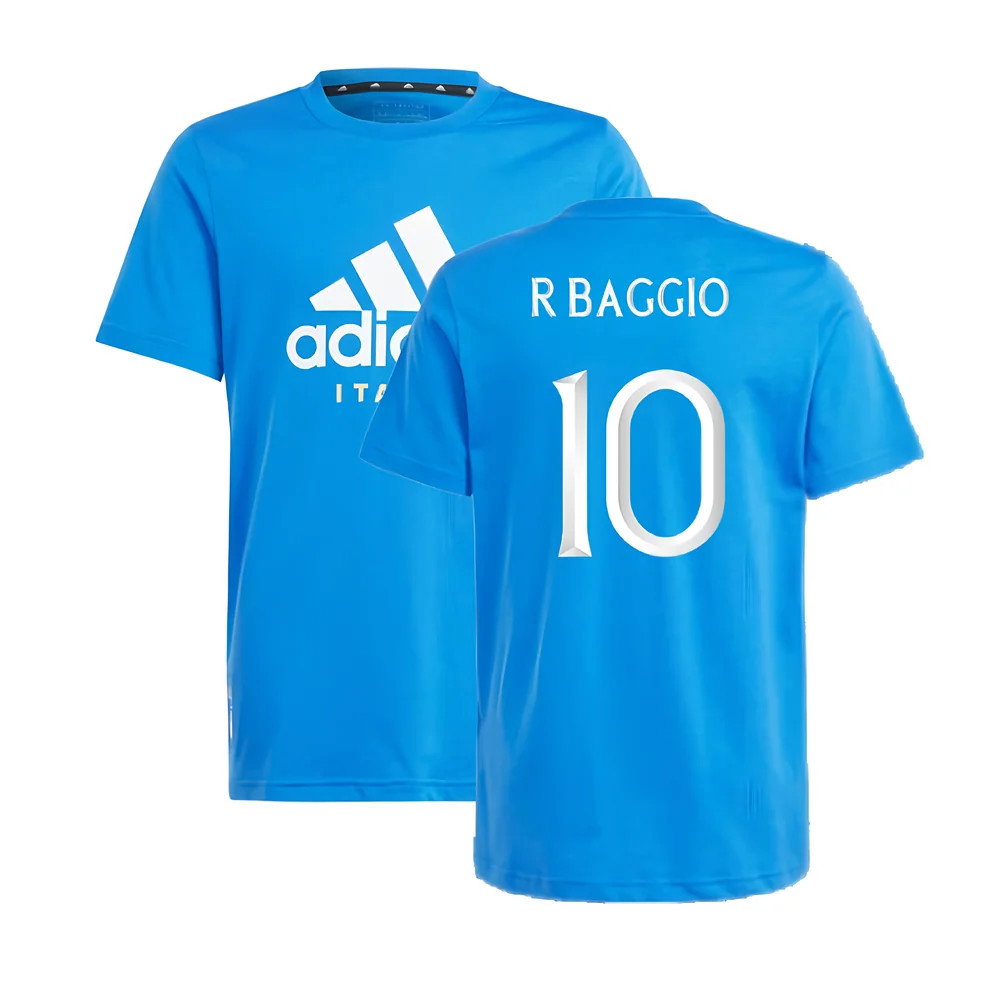 2024-2025 Italy DNA Tee (Blue) - Kids (R BAGGIO 10)_0