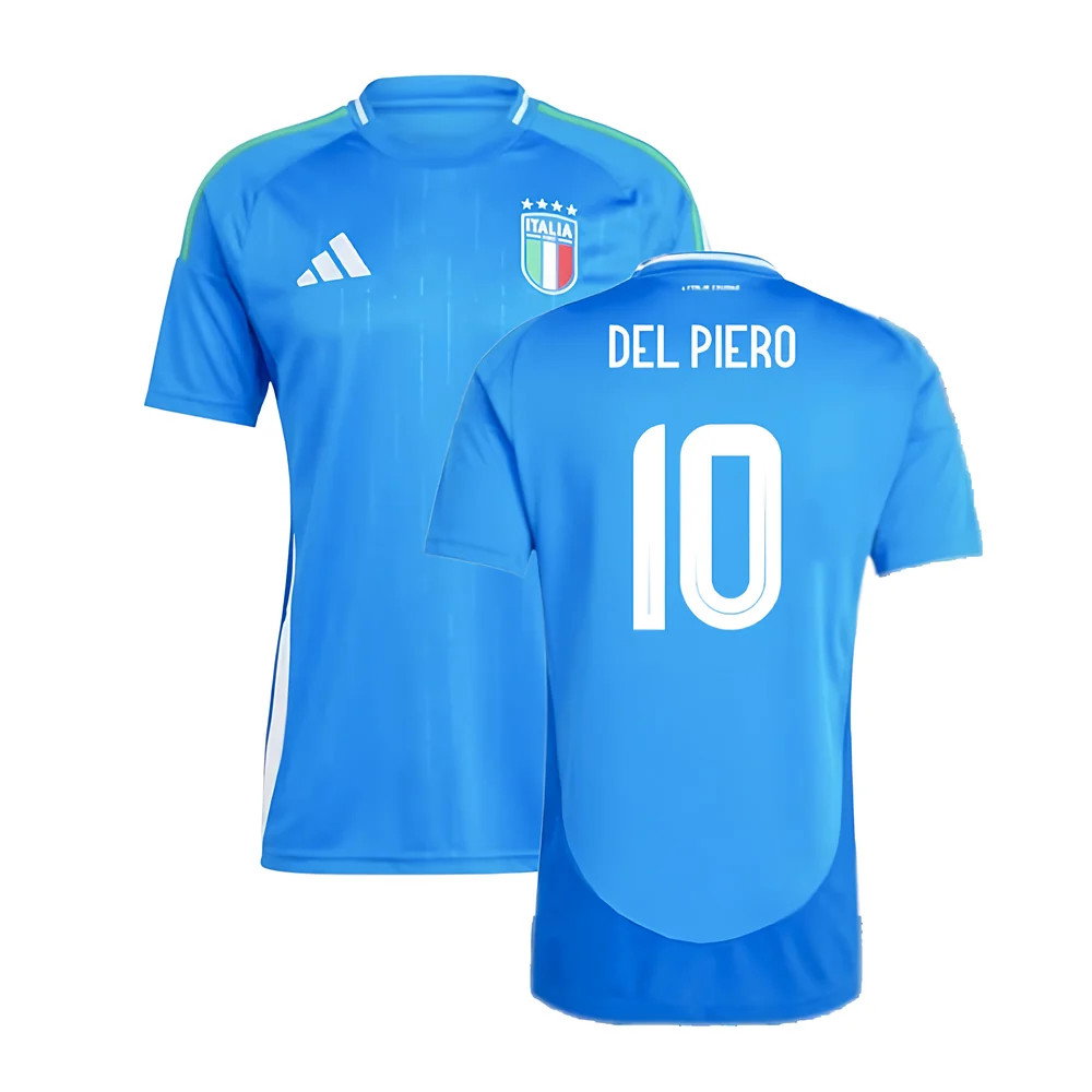 2024-2025 Italy Home Shirt (DEL PIERO 10)_0