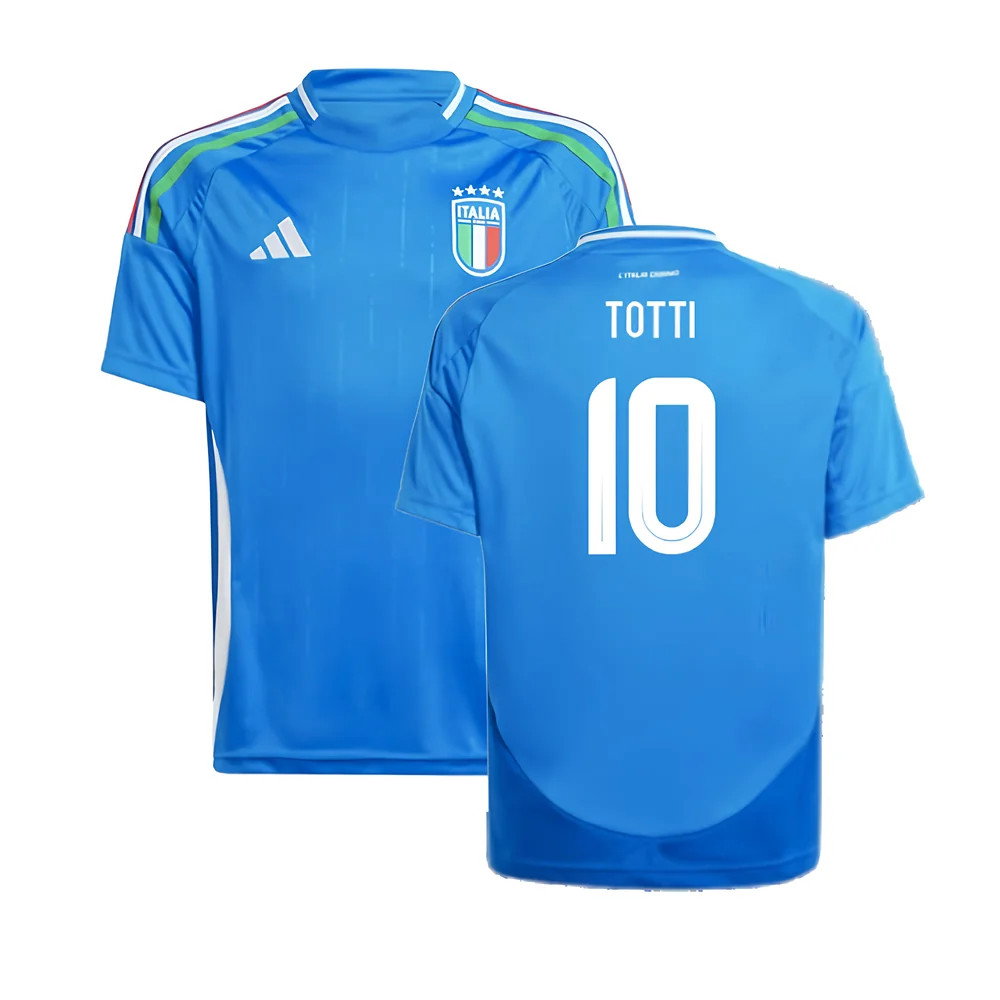 2024-2025 Italy Home Shirt (Kids) (TOTTI 10)_0