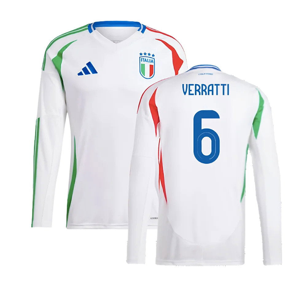 2024-2025 Italy Long Sleeve Away Shirt (VERRATTI 6)_0
