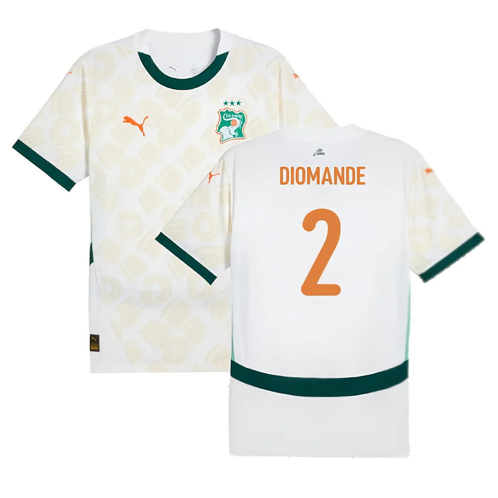 2024-2025 Ivory Coast Away Shirt (Diomande 2)_0